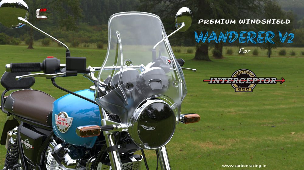 Carbon Racing Wanderer Windshield - Clear