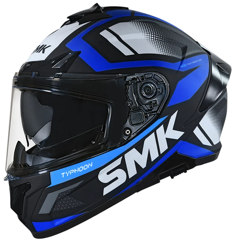 SMK TYPHOON BLUE WHITE (Display Unit)