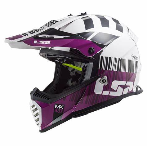 LS2 MX437 WHITE PURPLE